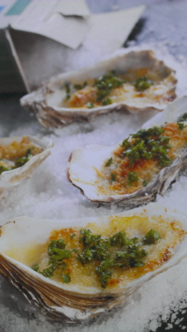 Huîtres gratinées